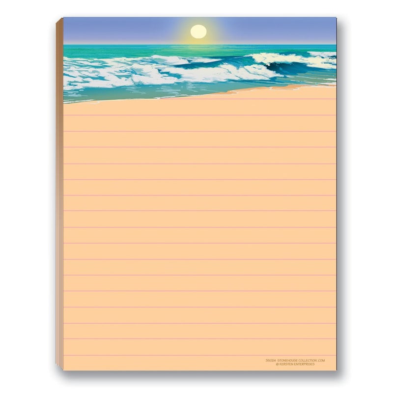 Stonehouse Collection Beach Notepad Pack - 4 Assorted Beach Notepads - USA Made - Image 5